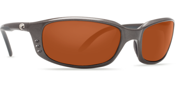 Costa Del Mar Brine Polarized Sunglasses Gunmetal Copper Poly